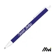 Value Slim Pen w/Glossy Colored Barrel - Matte White Accent | https://www.bestnamebadges.com