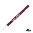 Value Slim Pen w/Glossy Colored Barrel - Matte White Accent | https://www.bestnamebadges.com