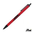 Value Slim Pen w/Glossy Colored Barrel - Matte Black Accent | https://www.bestnamebadges.com