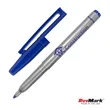 RevMark® Silver Barrel Industrial Permanent Marker w/clip | https://www.bestnamebadges.com