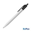 RePen® White Clicker rPET Pen | https://www.bestnamebadges.com