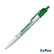 RePen® White Clicker rPET Pen | https://www.bestnamebadges.com