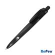 RePen® Squared Translucent Clicker rPET Pen | https://www.bestnamebadges.com