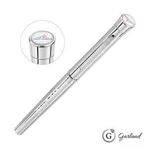 Garland® Signature Custom Rollerball Pen - Chrome | https://www.bestnamebadges.com