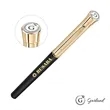 Garland® Monogram Rollerball Pen - Gold | https://www.bestnamebadges.com