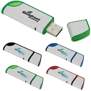 Universal Source® 1 GB Slanted USB 2.0 Flash Drive | https://www.bestnamebadges.com