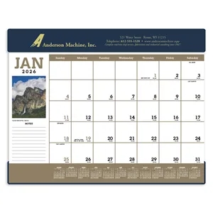 Triumph® Calendars Scenic Desk Pad | https://www.bestnamebadges.com