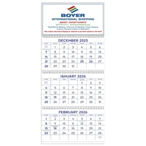 Triumph® Calendars Blue & Grey Commercial Planner | https://www.bestnamebadges.com