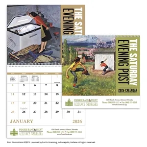 Good Value™ The Saturday Evening Post - Spiral Calendar | https://www.bestnamebadges.com