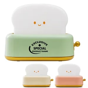 Cute Toaster Shape LED Decorative Table Lamp | https://www.bestnamebadges.com