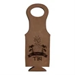 Leatherette Wine Bag | https://www.bestnamebadges.com