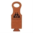 Leatherette Wine Bag | https://www.bestnamebadges.com