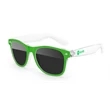 2-Tone Clear Retro Sunglasses | https://www.bestnamebadges.com