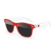 2-Tone Clear Retro Sunglasses | https://www.bestnamebadges.com