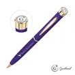 Garland® Color Matte Twist Ballpoint Pen - Gold | https://www.bestnamebadges.com