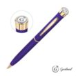 Garland® Color Matte Twist Ballpoint Pen - Gold | https://www.bestnamebadges.com