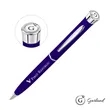 Garland® Color Matte Twist Ballpoint Pen - Chrome | https://www.bestnamebadges.com
