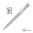 Garland® Color Matte Twist Ballpoint Pen - Chrome | https://www.bestnamebadges.com