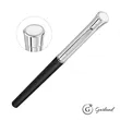 Garland® Monogram Custom Rollerball Pen - Chrome | https://www.bestnamebadges.com