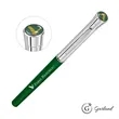 Garland® Monogram Custom Rollerball Pen - Chrome | https://www.bestnamebadges.com