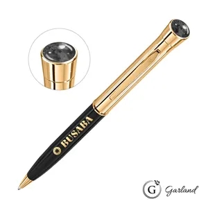 Garland® Monogram Aura Twist Ballpoint Pen - Gold | https://www.bestnamebadges.com
