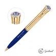 Garland® Monogram Custom Twist Ballpoint Pen - Gold | https://www.bestnamebadges.com