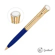 Garland® Monogram Custom Twist Ballpoint Pen - Gold | https://www.bestnamebadges.com
