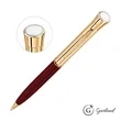 Garland® Monogram Custom Twist Ballpoint Pen - Gold | https://www.bestnamebadges.com