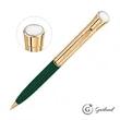 Garland® Monogram Custom Twist Ballpoint Pen - Gold | https://www.bestnamebadges.com
