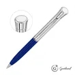 Garland® Monogram Custom Twist Ballpoint Pen - Chrome | https://www.bestnamebadges.com