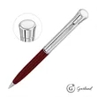 Garland® Monogram Custom Twist Ballpoint Pen - Chrome | https://www.bestnamebadges.com
