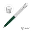 Garland® Monogram Custom Twist Ballpoint Pen - Chrome | https://www.bestnamebadges.com