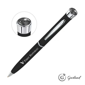 Garland® Color Matte Aura Twist Pen - Chrome | https://www.bestnamebadges.com