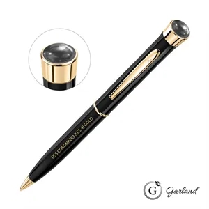 Garland® Color Aura Twist Ballpoint Pen - Gold Accent | https://www.bestnamebadges.com