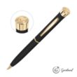Garland® Color Matte Emblem Twist Ballpoint Pen - Gold | https://www.bestnamebadges.com