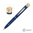 Garland® Color Matte Emblem Twist Ballpoint Pen - Gold | https://www.bestnamebadges.com