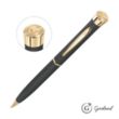 Garland® Color Matte Emblem Twist Ballpoint Pen - Gold | https://www.bestnamebadges.com