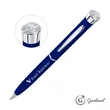 Garland® Color Matte Emblem Twist Ballpoint Pen - Chrome | https://www.bestnamebadges.com