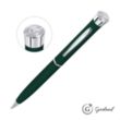 Garland® Color Matte Emblem Twist Ballpoint Pen - Chrome | https://www.bestnamebadges.com
