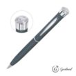 Garland® Color Matte Emblem Twist Ballpoint Pen - Chrome | https://www.bestnamebadges.com