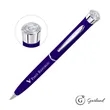 Garland® Color Matte Emblem Twist Ballpoint Pen - Chrome | https://www.bestnamebadges.com