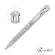 Garland® Color Matte Emblem Twist Ballpoint Pen - Chrome | https://www.bestnamebadges.com