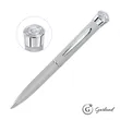 Garland® Color Matte Emblem Twist Ballpoint Pen - Chrome | https://www.bestnamebadges.com