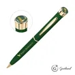Garland® Color Matte Custom Twist Ballpoint Pen - Gold | https://www.bestnamebadges.com