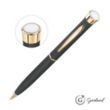 Garland® Color Matte Custom Twist Ballpoint Pen - Gold | https://www.bestnamebadges.com