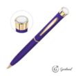 Garland® Color Matte Custom Twist Ballpoint Pen - Gold | https://www.bestnamebadges.com