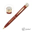 Garland® Color Matte Custom Twist Ballpoint Pen - Gold | https://www.bestnamebadges.com