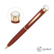 Garland® Color Matte Custom Twist Ballpoint Pen - Gold | https://www.bestnamebadges.com
