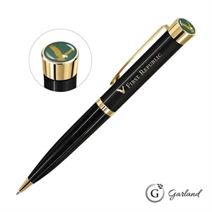 Garland® Executive Custom Color Ballpoint Twist Pen - Gold | https://www.bestnamebadges.com