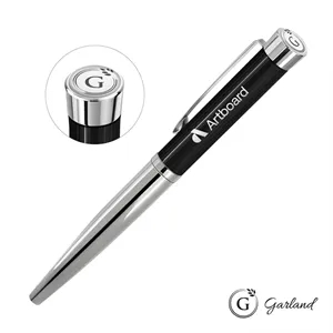 Garland®  Executive Monogram Empire Felt Tip Pen - Chrome | https://www.bestnamebadges.com